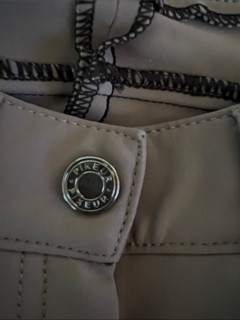 Pikeur Laure GR 38/6Taupe Equitation Breeches with Rhinestone Logo - Picture 12 of 16